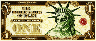 United states of Islam dollar bills-3