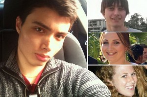 Elliot Rodger and three of his victims. Photo courtesy: mirror.co.uk