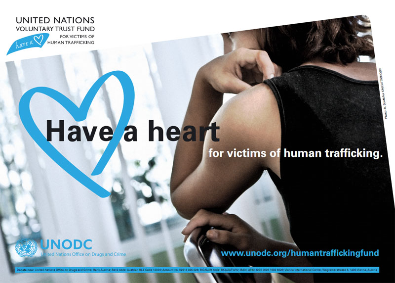 United Nations voluntary trust fund for victms of human trafficking. Photo: UNODC