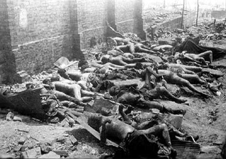 The carnage at Hiroshima
