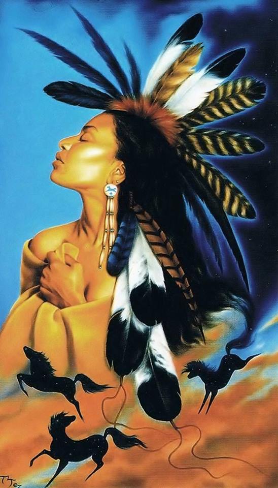 wild-horse-woman-by-toni-l-taylor